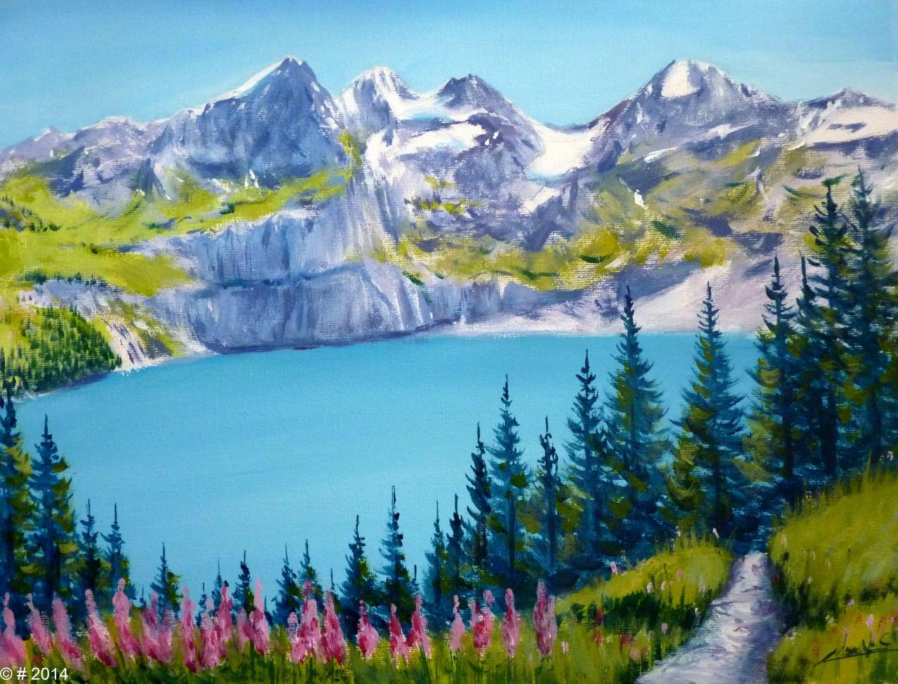 Le lac d'Oeschinensee