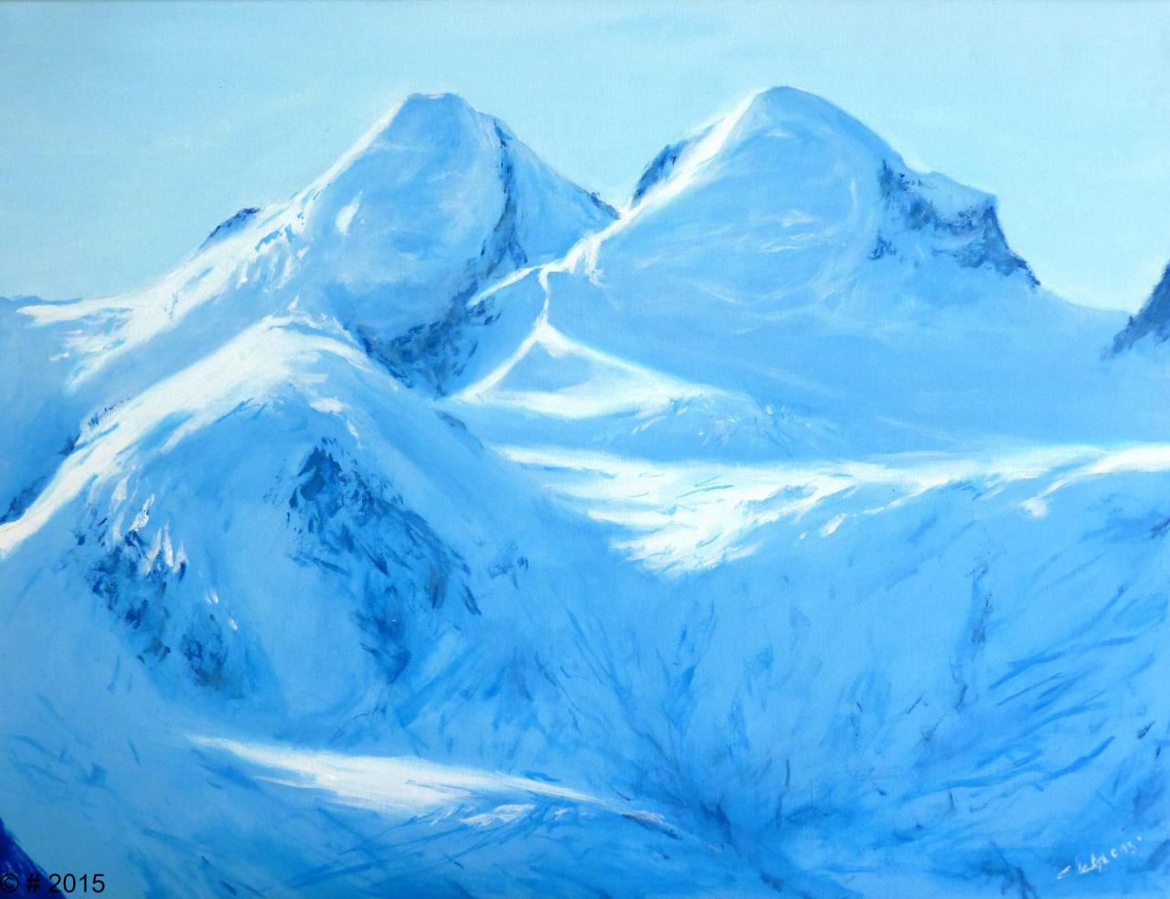 Castor (4223m), et Pollux (4092m)